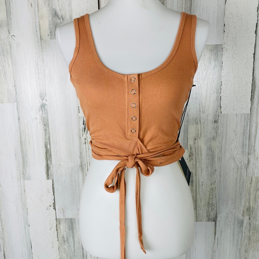 NWT ๐ PRIVACY PLEASE Orion Tank in Nude - Picture 3 of 8